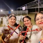 शरद पूर्णिमा पर सहस्त्रबाहु नारी शक्ति ने श्री कृष्णा वाटिका में रचाया भव्य डांडिया रास