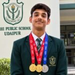 डीपीएस उदयपुर: करम राज जलानिया ने जिम्नास्टिक में जीते 2 स्वर्ण पदक, राष्ट्रीय स्तर पर चयन