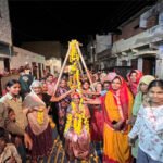 फलो से तोलकर पालिका अध्यक्ष ममता चपलोत का किया भव्य स्वागत