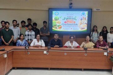 सामुदायिक एवं व्यवहारिक विज्ञान महाविद्यालय में विश्व खाद्य दिवस पर खाद्य सुरक्षा एवं जागरूकता कार्यक्रम आयोजित