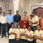 एशिया पेसिफिक लैक्रोज प्रतियोगिता से लौटे उदयपुर के खिलाड़ियों का भव्य अभिनंदन