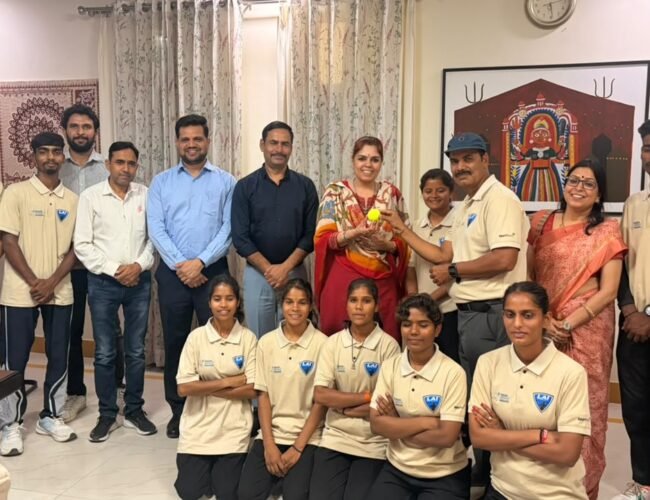 एशिया पेसिफिक लैक्रोज प्रतियोगिता से लौटे उदयपुर के खिलाड़ियों का भव्य अभिनंदन