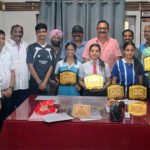 योगासन में पदक विजेता खिलाड़ियों का किया सम्मान