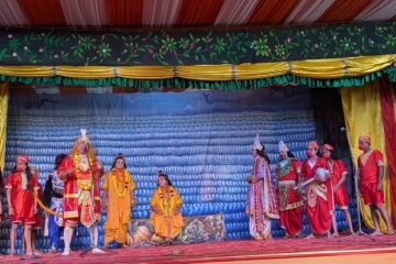 लक्ष्मण की मूर्च्छा पर प्रभु श्रीराम के विलाप के साथ आंसुओं से भीगा पंडाल
