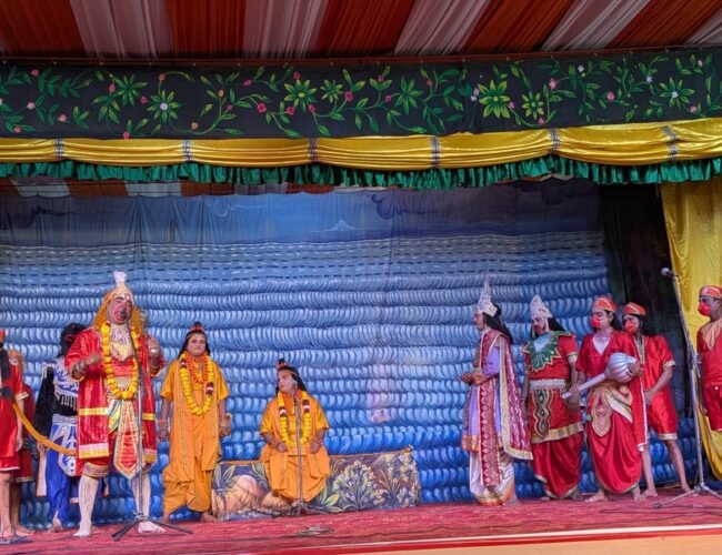 लक्ष्मण की मूर्च्छा पर प्रभु श्रीराम के विलाप के साथ आंसुओं से भीगा पंडाल