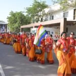 आचार्य महाश्रमण के चातुर्मास 2032 का निवेदन करने लाडनूं पहुंची बसें