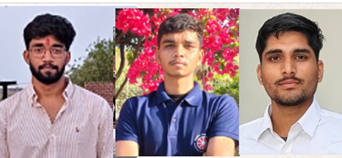 एमपीयूएटी के तीन विद्यार्थियों का प्री-गणतंत्र दिवस शिविर के लिए चयन