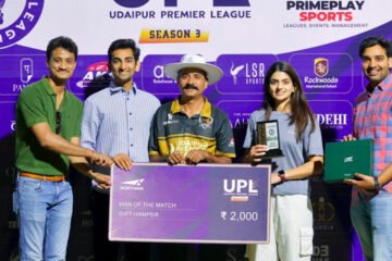 उदयपुर प्रीमियर लीग में रोमांच की हैट्रिक, गणगौर वारियर्स, पैलेस नाइट्स और प्रताप वारियर्स ने मारी बाजी