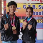 राज्य स्तरीय स्कूल कराते प्रतियोगिता में उदयपुर मार्शल आर्ट्स के खिलाड़ियों का शानदार प्रदर्शन दिशान खंडेलवाल और हिमांगी शाह ने जीता स्वर्ण पदक