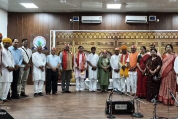 लोकमंथन यात्रा का उदयपुर में भव्य स्वागत
